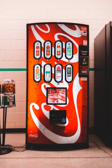 Cold drink vending machine